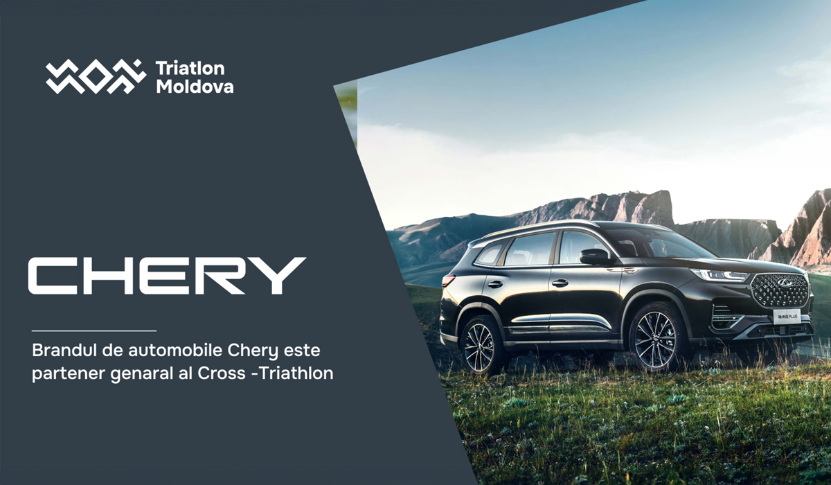 CHERY Moldova выступил генеральным партнером мероприятия Cross-Triathlon 2023